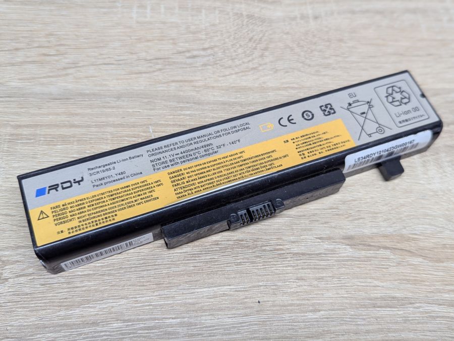 Б/В Акумуляторна батарея RDY L11M6Y01, Y480 [ProductHub SKU RDY-Y480]