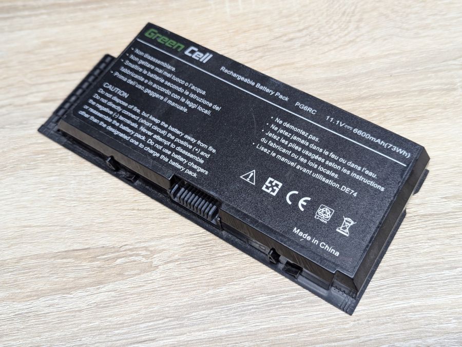 Б/В Акумуляторна батарея Green Cell PG6RC