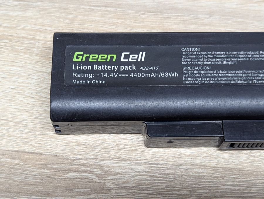 Б/В Акумуляторна батарея Green Cell A32-A15
