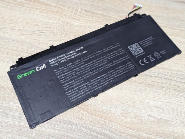 Б/В Акумуляторна батарея GReen Cell AP1503K, A15O5L