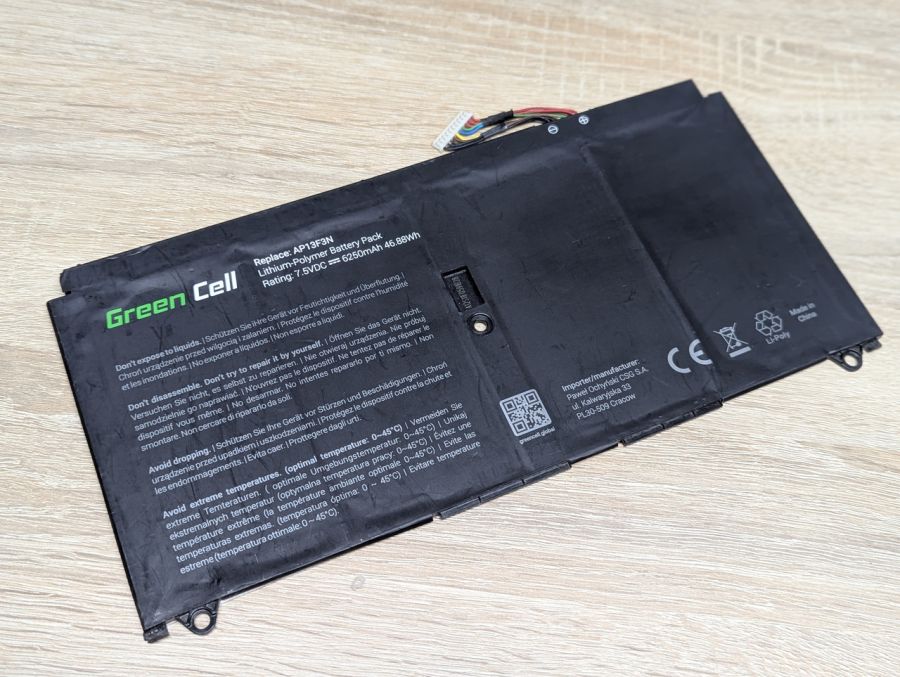Б/В Акумуляторна батарея Green Cell AP13F3N [ProductHub SKU GC-13F3N]