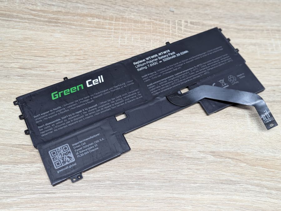 Б/В Акумуляторна батарея Green Cell WT-W09, WT-W19
