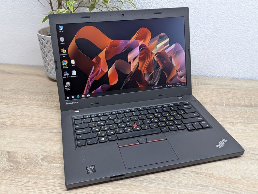 Ноутбук Б/В Lenovo ThinkPad L450, Intel Core i5-5300U, DDR3 8 GB, SSD 128GB, 14" Full HD