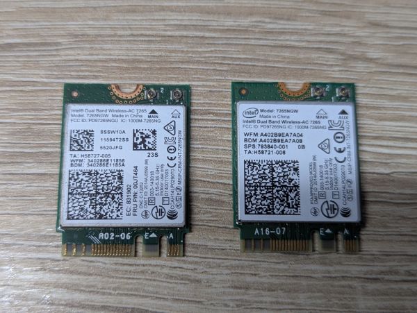Б/В Wi-fi модуль Intel Dual Band Wireless-AC 7265