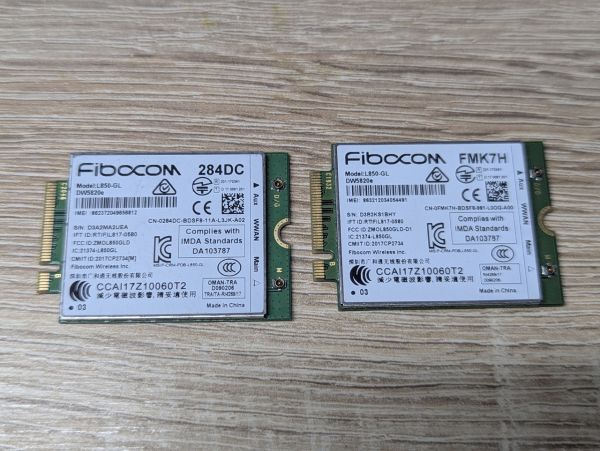 Б/В 4G модем LTE WWAN Fibocom L850-GL