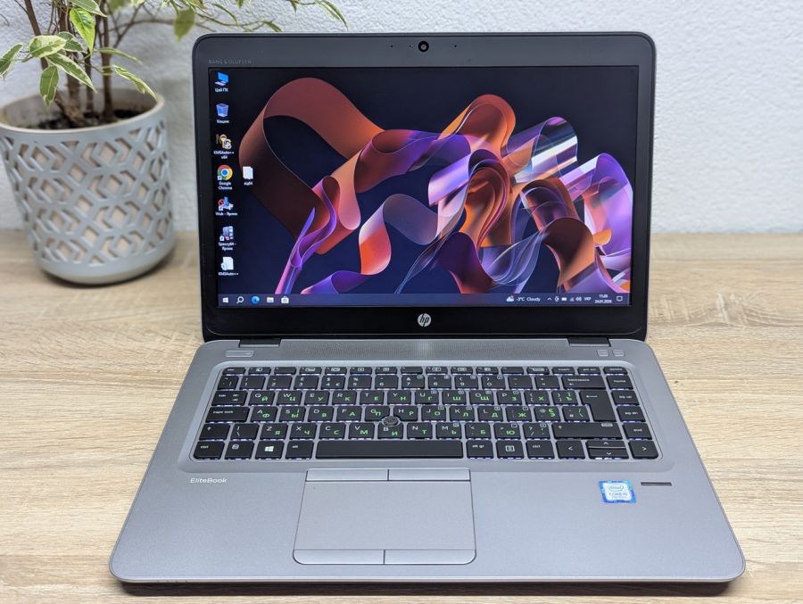 Ноутбук Б/В HP EliteBook 840 G4, Intel Core i5-7200U, DDR4 8 GB, SSD 128GB, 14" HD