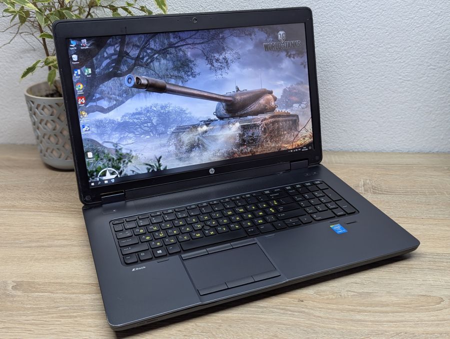 Уцінка! Ноутбук Б/В HP ZBook, Intel Core i7-4700MQ, DDR3, SSD 256GB, NVIDIA Quadro K3100M, 17" Full HD