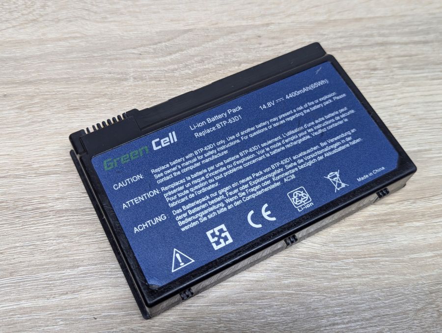 Б/В Акумуляторна батарея Green Cell BTP-63D1 [ProductHub SKU GC-63D1]