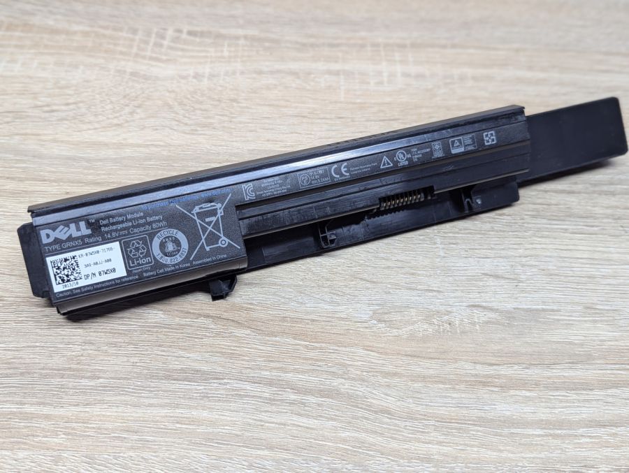 Б/В Оригінальна акумуляторна батарея Dell GRNX5 [ProductHub SKU GRNX5-80]