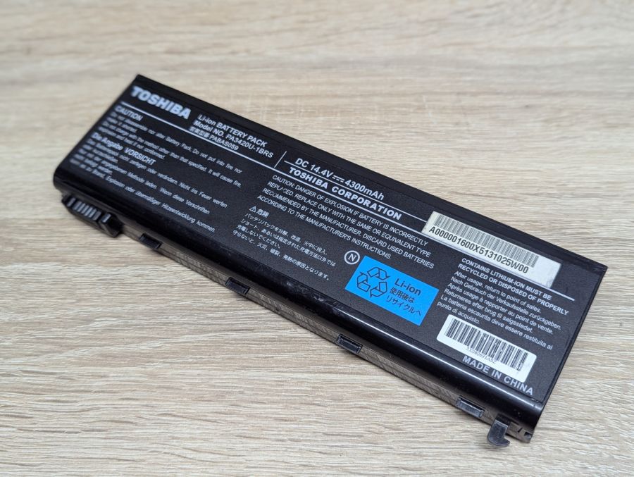 Б/В Акумуляторна батарея Toshiba PA3420U-1BRS (PABAS059) [ProductHub SKU PA3420U]