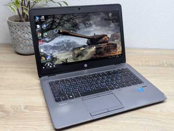 Уцінка! Ноутбук Б/В HP EliteBook 840 G2, Intel Core i7-5600U, DDR3 8 GB, SSD 128GB, AMD Radeon R7 M260 1Gb, 14" Full HD