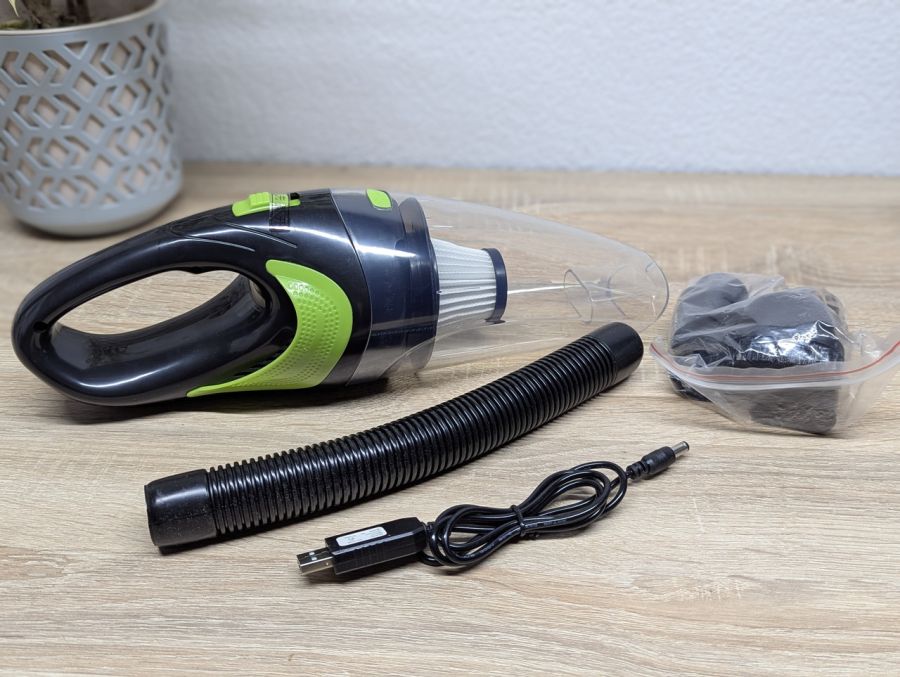 Новий Бездротовий автомобільний пилосос Rundong R-6054 120W [ProductHub SKU R-6054(2)]