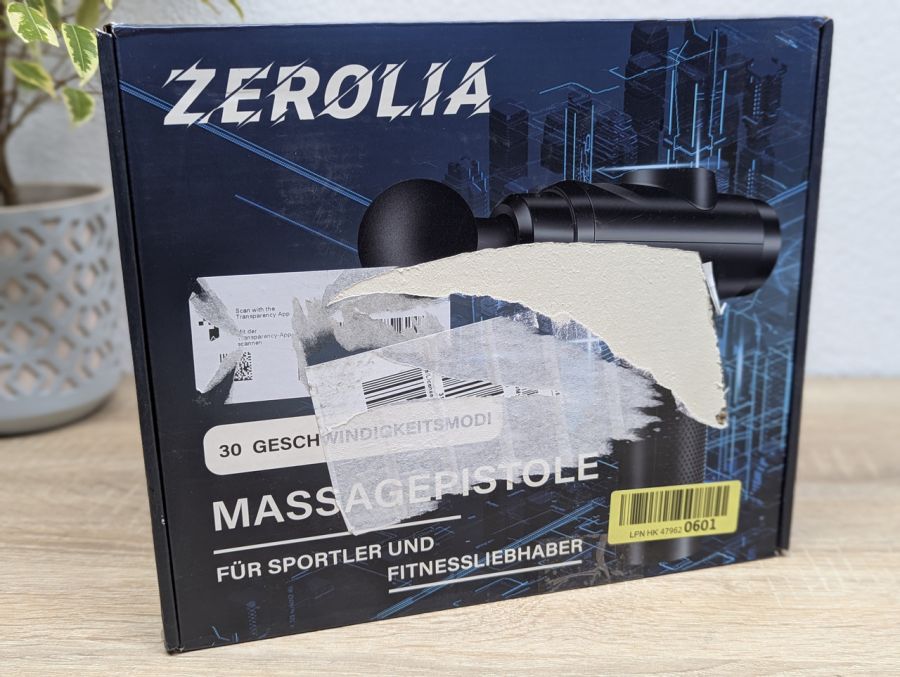 Новий Перкусійний масажер (масажний пістолет) Zerolia MG-A3 [ProductHub SKU MG-A3(4)]