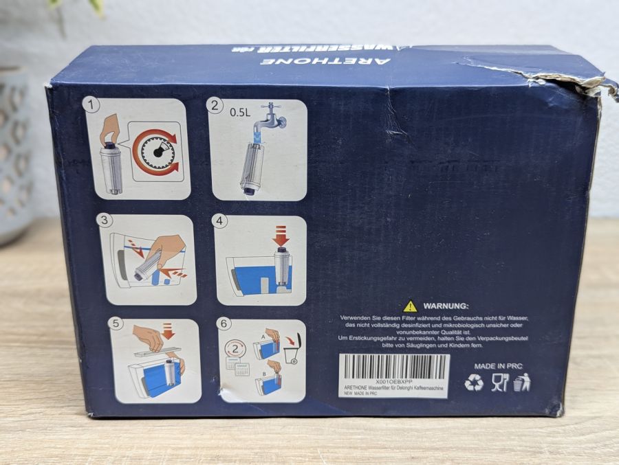 Новий Водні фільтри Arethone HDD891 для кавомашини De'Longhi [ProductHub SKU HDD891(4)]