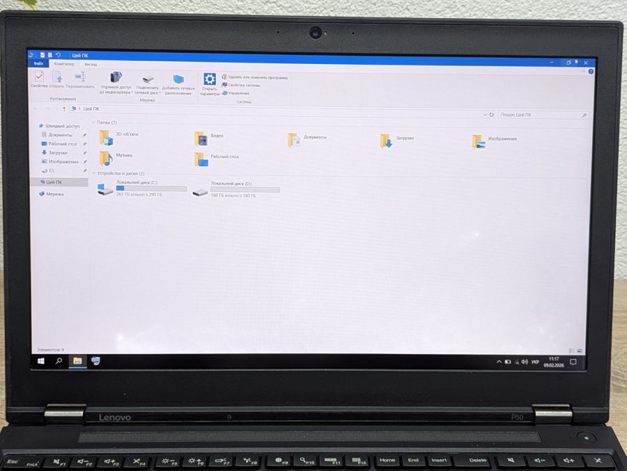 Уцінка! Ноутбук Б/В Lenovo ThinkPad P50, Intel Core i7-6700HQ, DDR4 16 GB, SSD 512GB, NVIDIA Quadro M1000M 4 gb, 15.6" Full HD