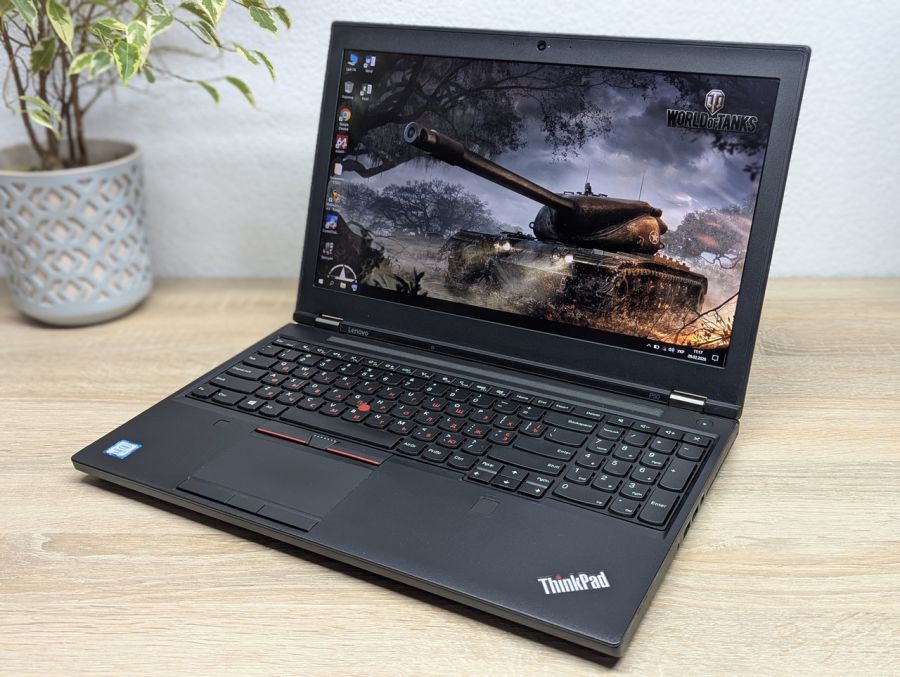 Уцінка! Ноутбук Б/В Lenovo ThinkPad P50, Intel Core i7-6700HQ, DDR4 16 GB, SSD 512GB, NVIDIA Quadro M1000M 4 gb, 15.6" Full HD