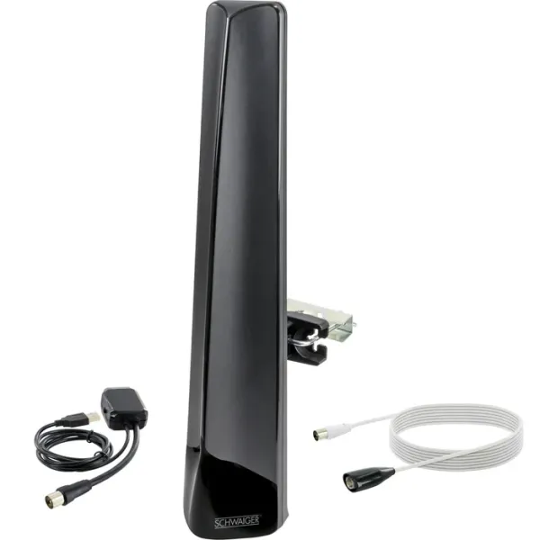 Новий Зовнішня активна антена SCHWAIGER DVB-T/T2 DTAN5000