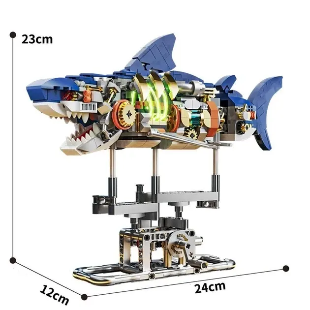 Новий Конструктор Insoon Deep Sea Shark Semi-Machinery