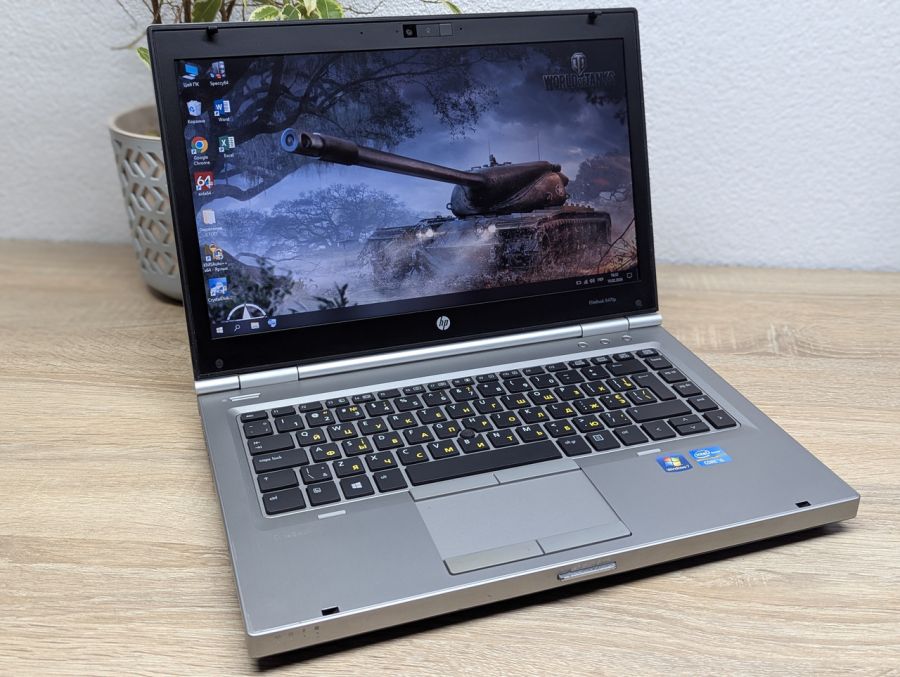 Ноутбук Б/В HP EliteBook 8470P, Intel Core i5-3320M, DDR3 8 GB, SSD 128GB, 14" HD