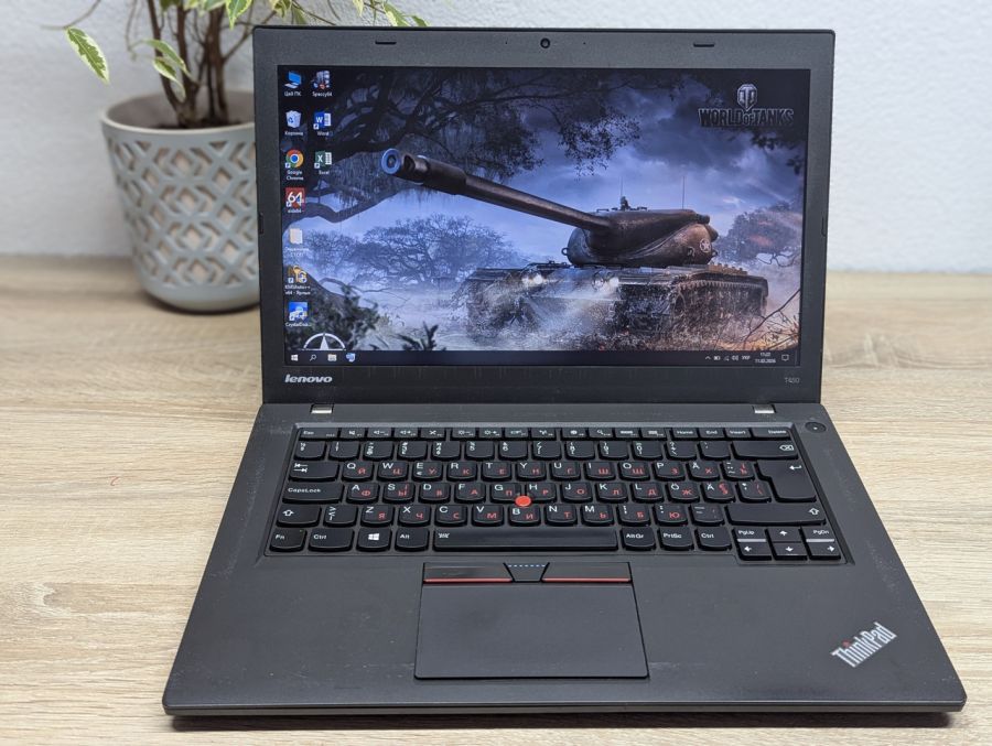 Уцінка! Ноутбук Б/В Lenovo ThinkPad T450, Intel Core i5-5300U, DDR3 8 GB, SSD 128GB, 14" HD