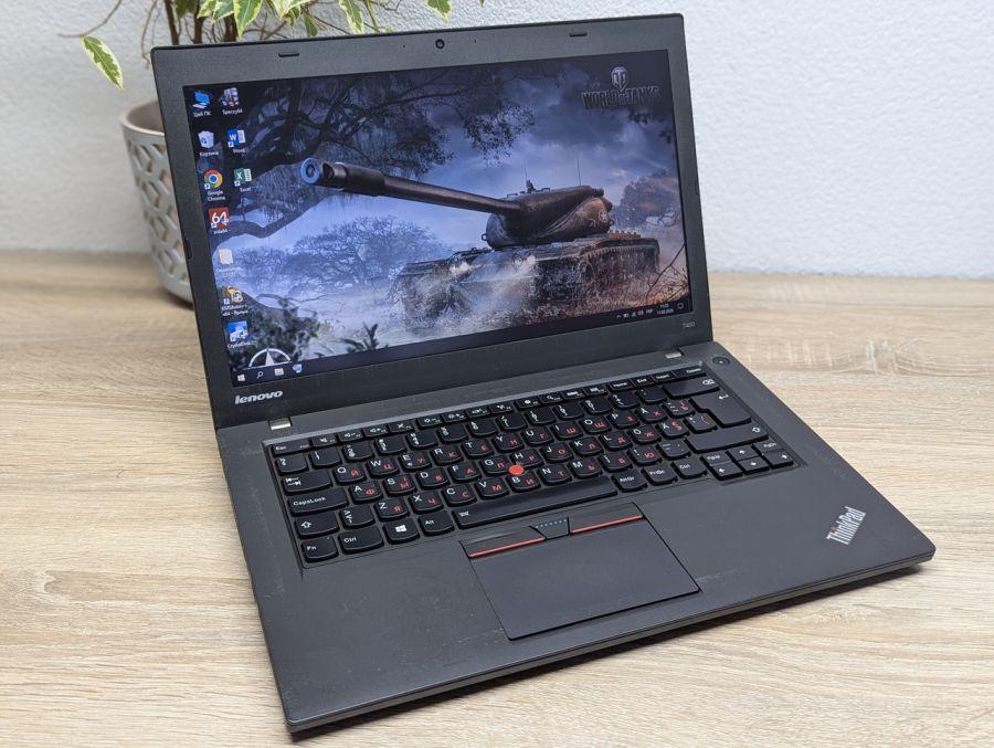 Уцінка! Ноутбук Б/В Lenovo ThinkPad T450, Intel Core i5-5300U, DDR3 8 GB, SSD 128GB, 14" HD