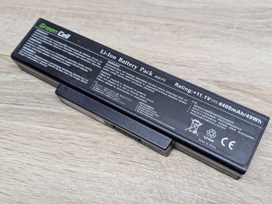 Б/В Акумуляторна батарея Green Cell A32-F3