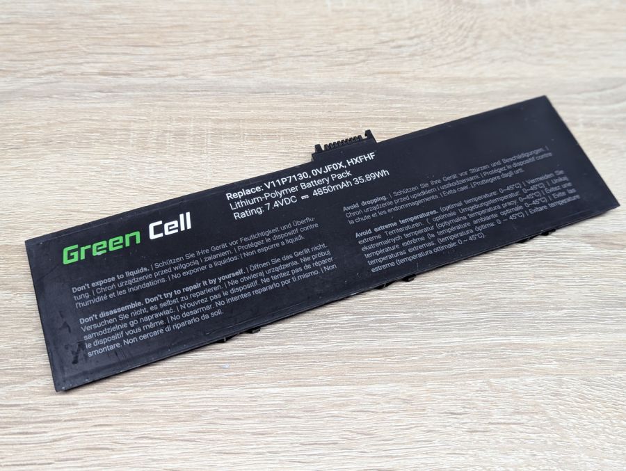 Б/В Акумуляторна батарея Green Cell V11P7130,0VJF0X,HXFHF