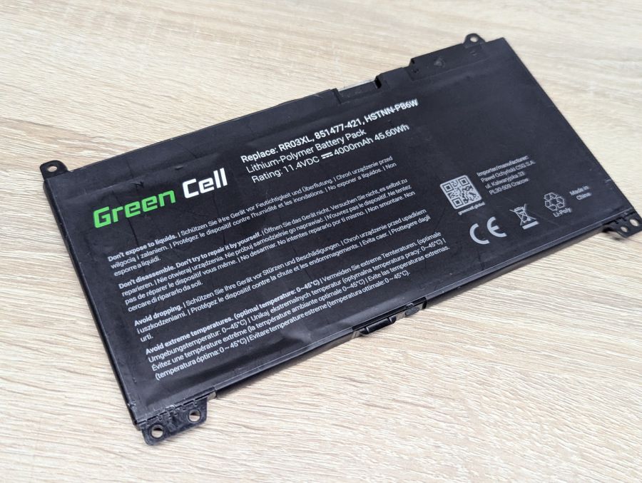 Б/В Акумуляторна батарея Green Cell RR03XLб851477-421,HSTNN-PB6W