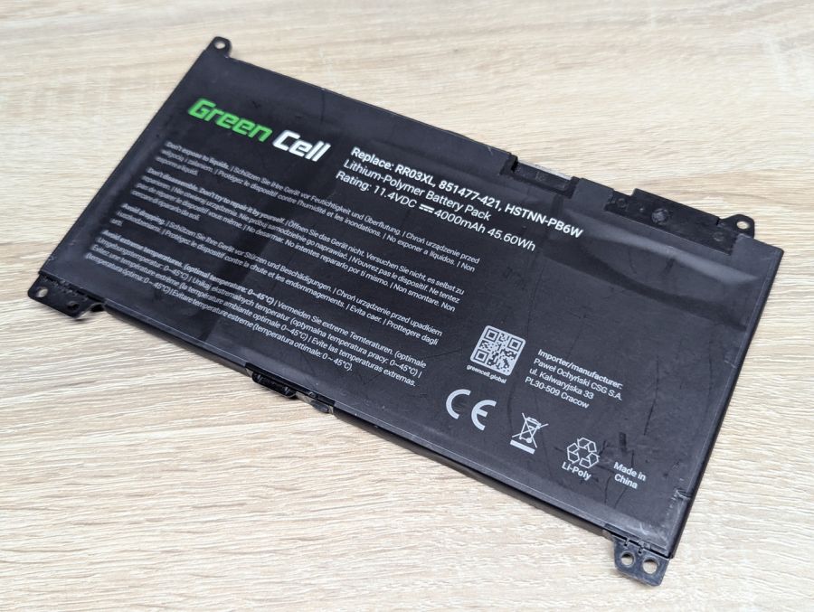 Б/В Акумуляторна батарея Green Cell RR03XLб851477-421,HSTNN-PB6W