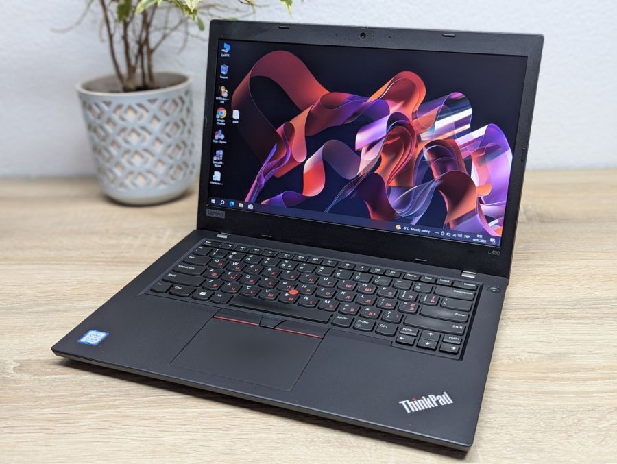 Ноутбук Б/В Lenovo ThinkPad L490, Intel Core i5-8250U, DDR4 8 GB, SSD 128GB, 14" UHD