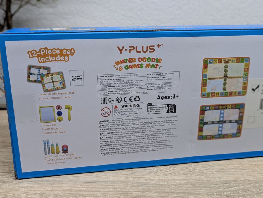Новий Водний килимок для малювання Y-PLUS Water Doodle & Games Mat