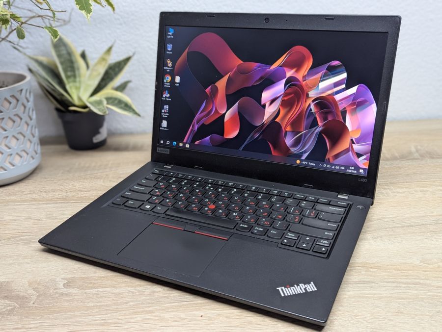Уцінка! Ноутбук Б/В Lenovo ThinkPad L480, Intel Core i5-8250U, DDR4 8 GB, SSD 128GB, 14" UHD