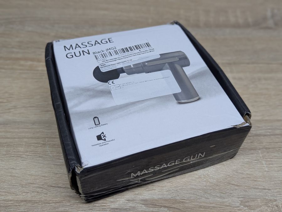 Новий Перкусійний масажер Massage Gun Black-JM02