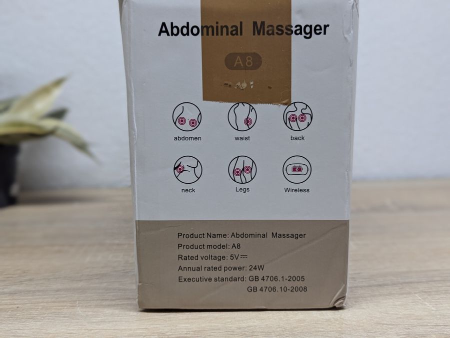 Новий Абдомінальний масажер A8 [ProductHub SKU A8(4)]