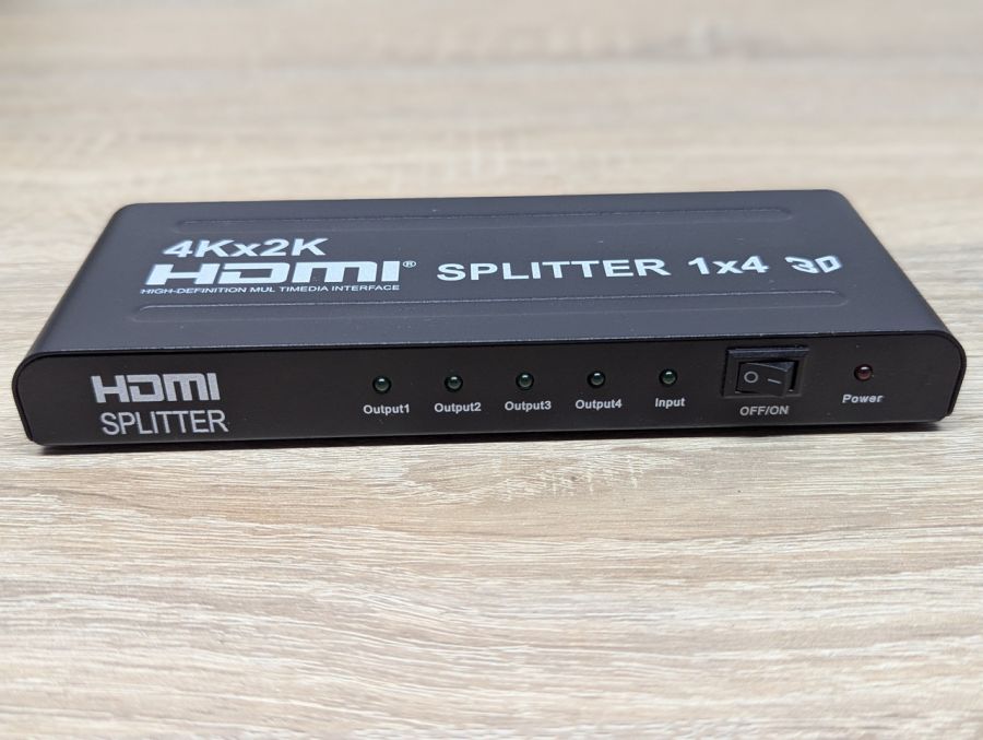 Б/В HDMI сплітер (розгалужувач) 1x4 Cablexpert DSP-4PH4-02
