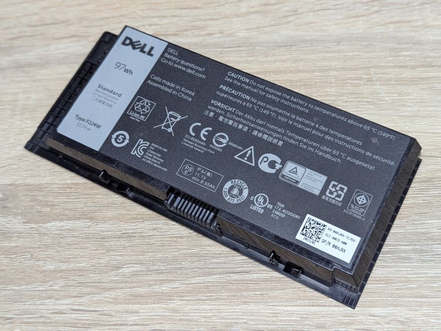 Б/В Оригінальна акумуляторна батарея Dell FJJ4W