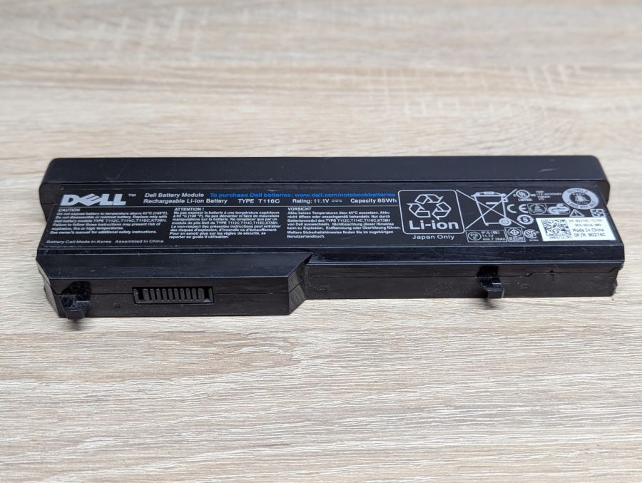 Б/В Оригінальна акумуляторна батарея Dell T116C [ProductHub SKU T116C-85]