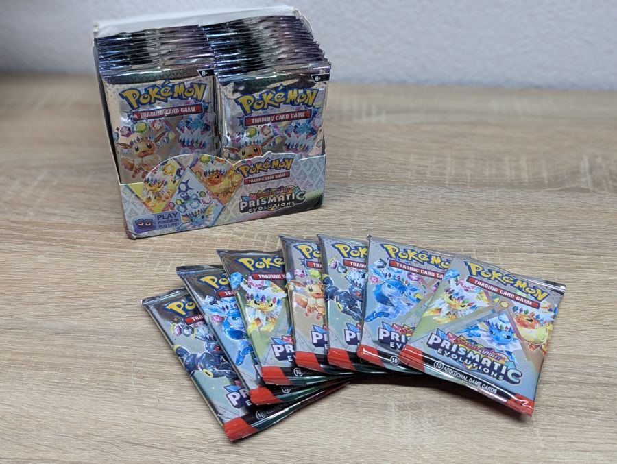 Новий Колекція карток Pokemon TCG Scarlet & Violet — Prismatic Evolutions