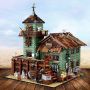 Новий Конструктор із мікроблоків Fishing Village Hut«Старий рибальський магазин»