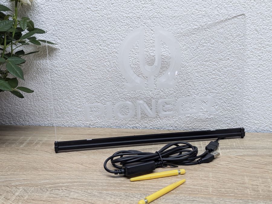 Новий Світлодіодна акрилова вивіска з логотипом Pioneer