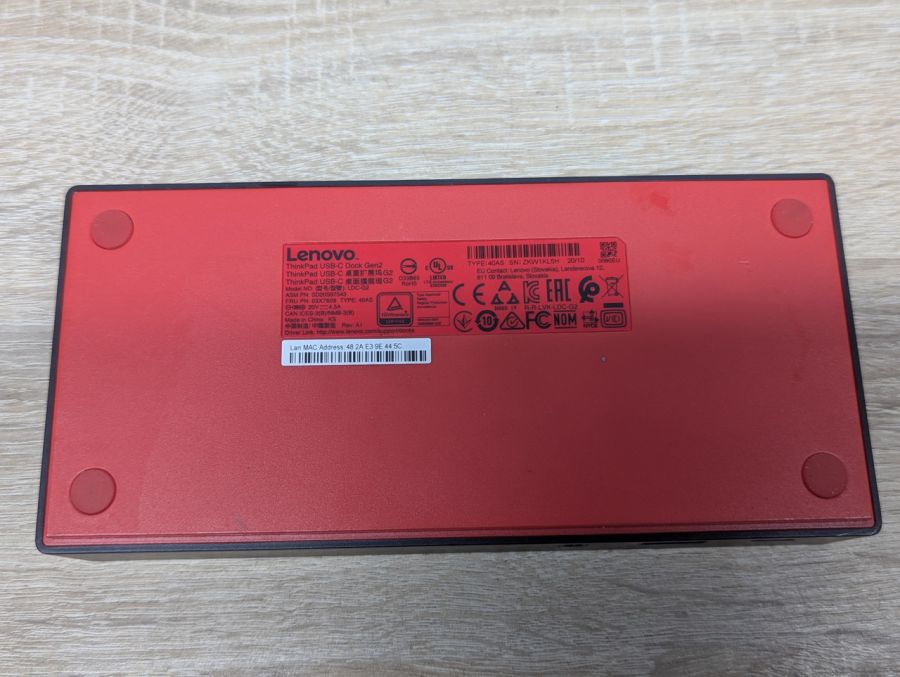 Б/В Док-станція Lenovo ThinkPad USB-C Dock Gen 2 модель 40AS
