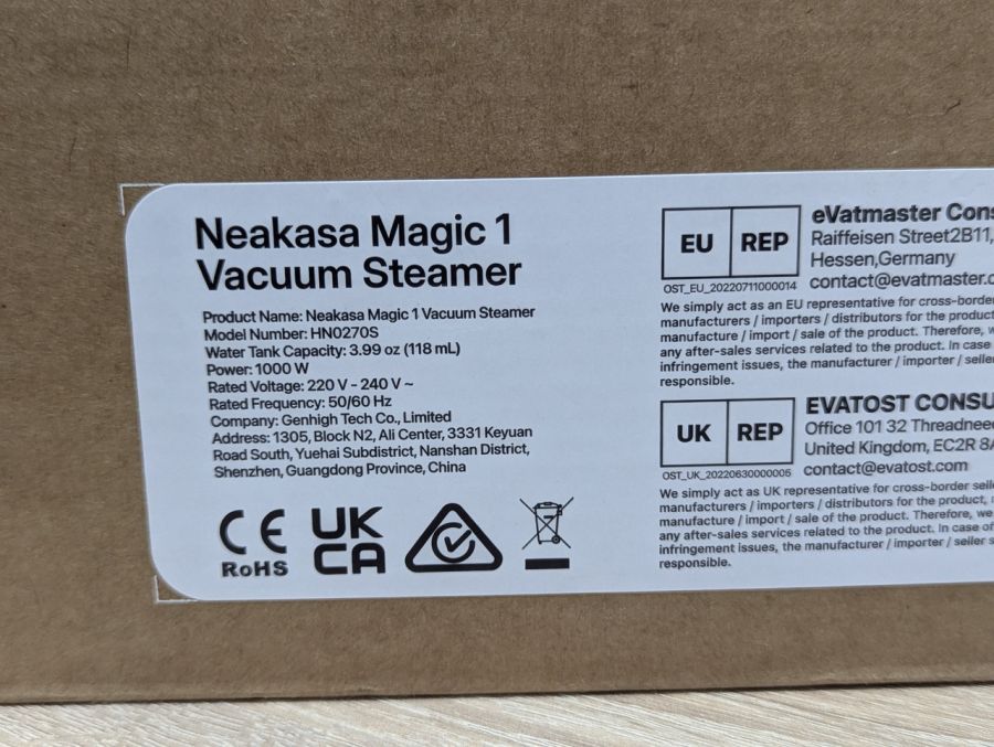 Новий Ручний вакуумний відпарювач для одягу Neakasa Magic 1 HN0270S