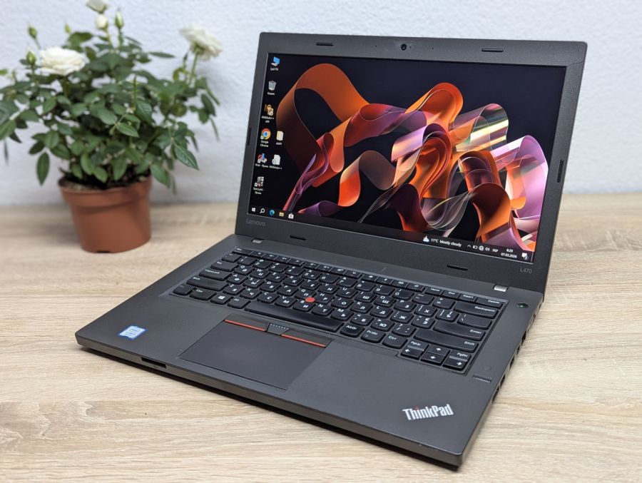Уцінка! Ноутбук Б/В Lenovo L470, Intel Core i5-7300U, DDR4 8 GB, SSD 128GB, 14" Full HD
