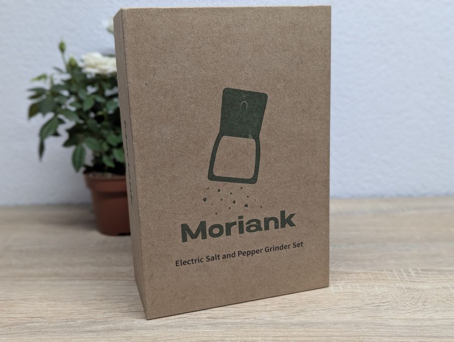 Новий Набір електричних млинків для солі та перцю Moriank