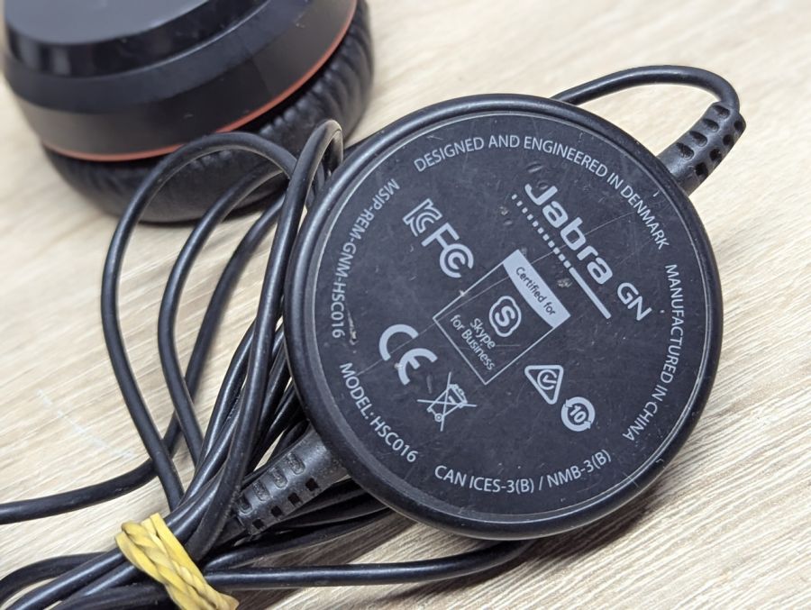 Б/В Дротова гарнітура Jabra Evolve 20 HSC016