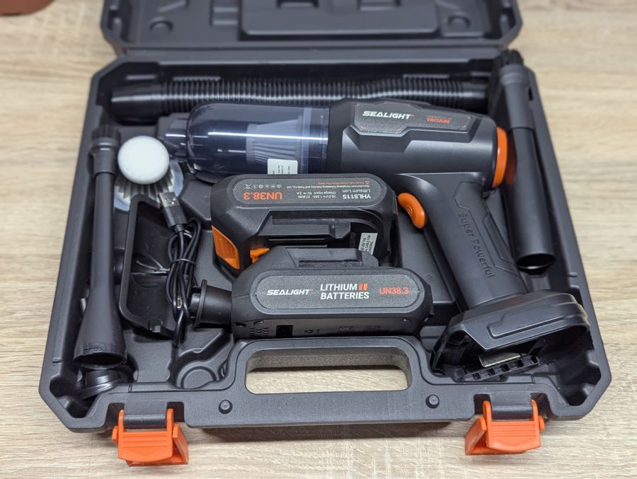 Новий Бездротовий автомобільний пилосос SEALIGHT X1Plus+ 21000 Па