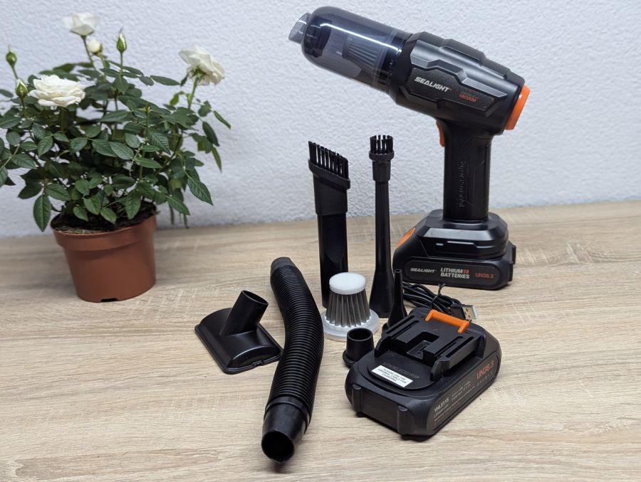 Новий Бездротовий автомобільний пилосос SEALIGHT X1Plus+ 21000 Па