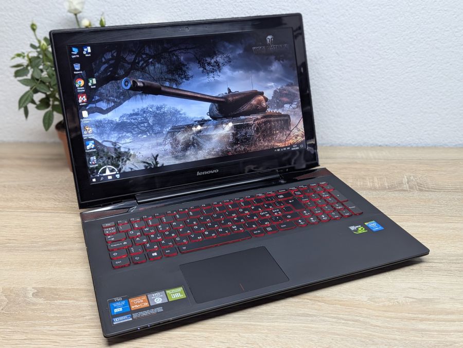 Ноутбук Б/В Lenovo IdeaPad Y50-70, Intel Core i7-4210HQ, DDR3 16 GB, SSD 360GB, NVIDIA GeForce GTX 860M 4Gb, 15.6" Full HD