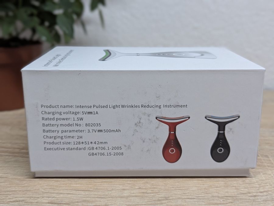Новий Мікрострумовий LED-масажер для обличчя та шиї [ProductHub SKU GB4706(9)]