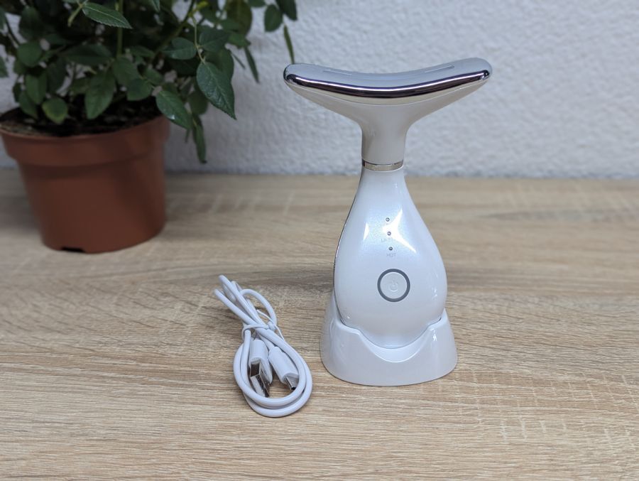 Новий Мікрострумовий LED-масажер для обличчя та шиї [ProductHub SKU GB4706(9)]